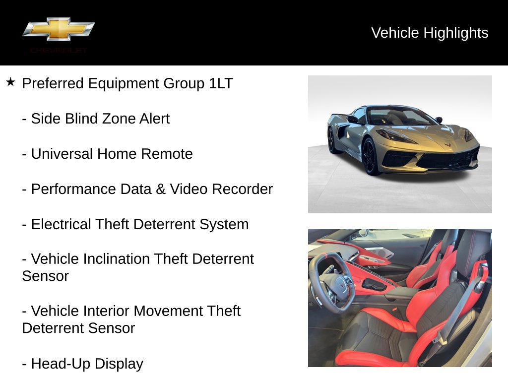 Used 2021 Chevrolet Corvette Stingray Preferred Conv w/ Z51 Performance Package RWD image 20