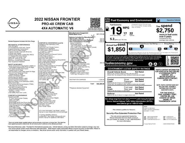 Used 2022 Nissan Frontier PRO-4X image 33