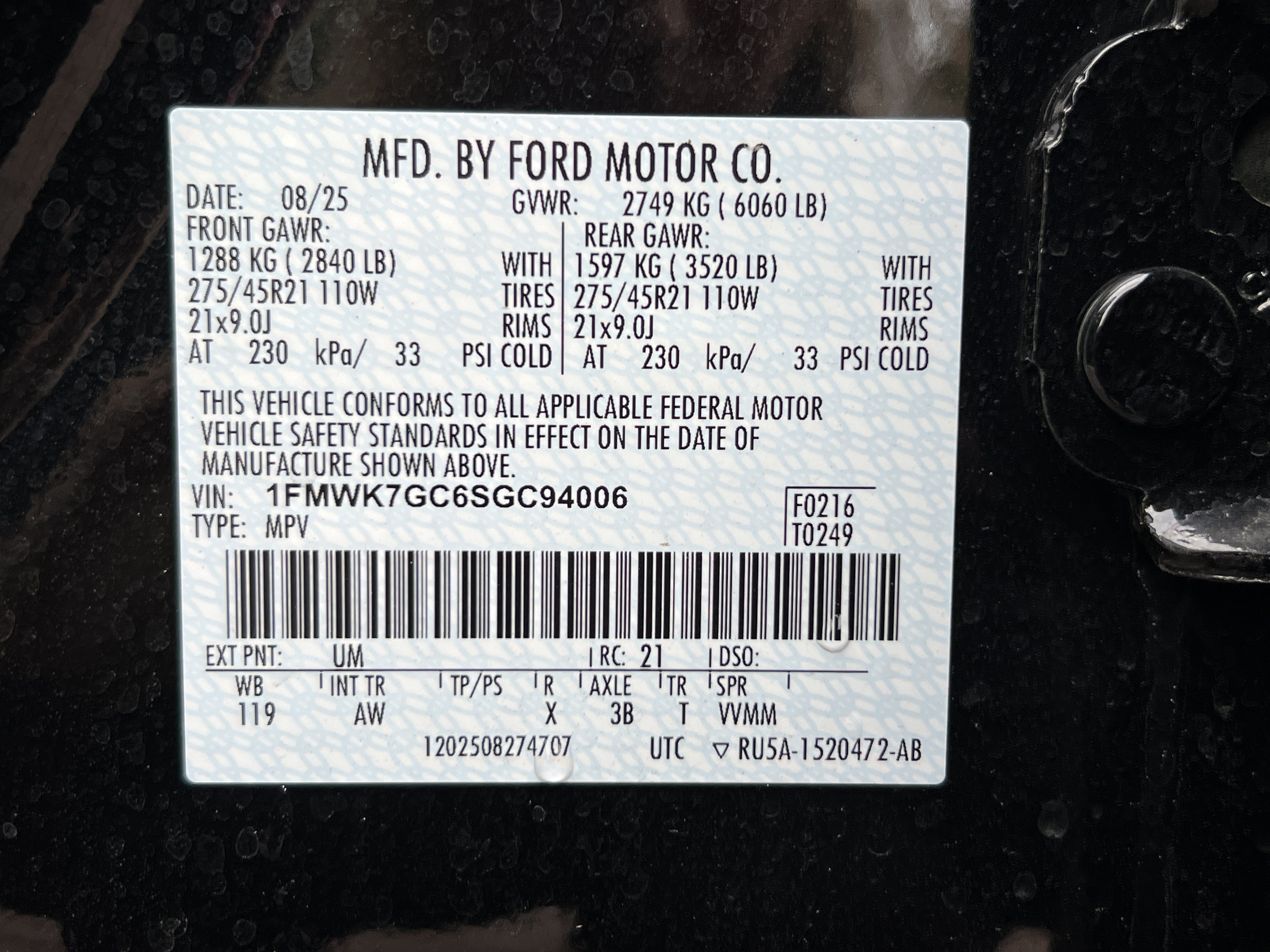 Used 2025 Ford Explorer ST w/ Sun And Sound Package RWD image 34