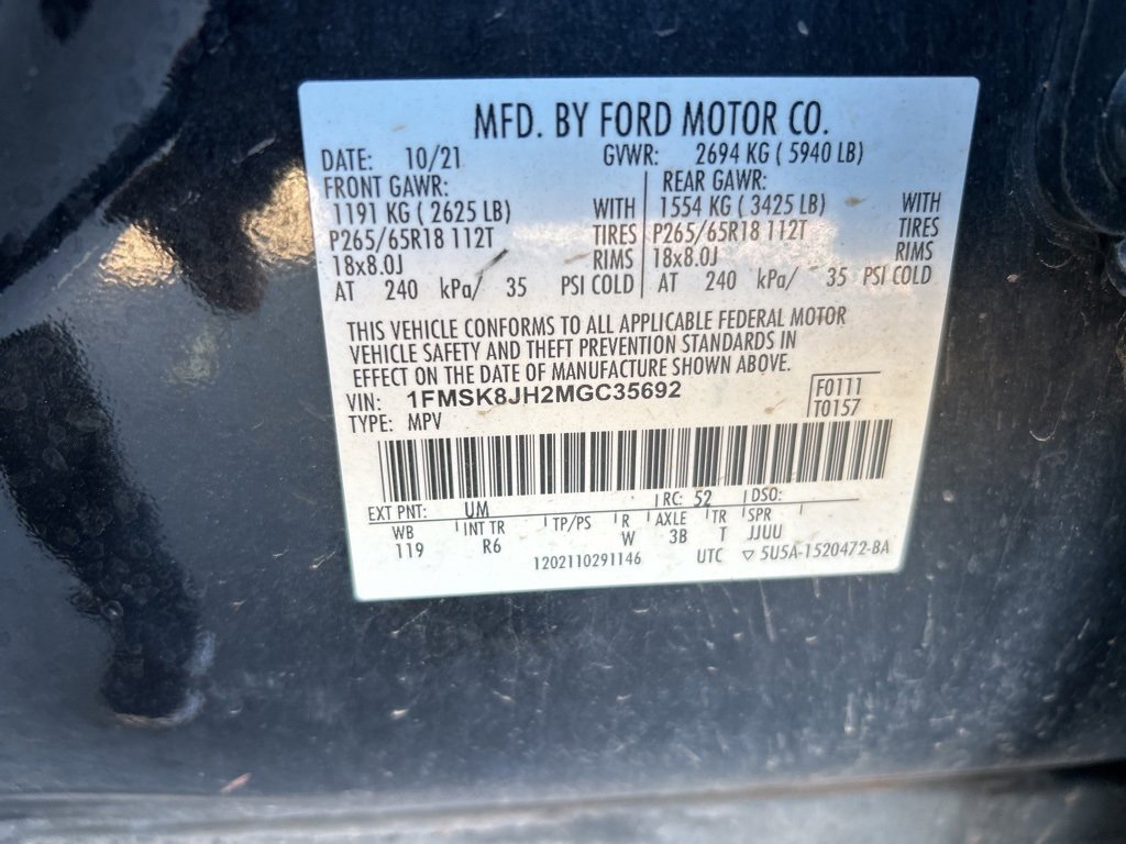 Used 2021 Ford Explorer Timberline image 8