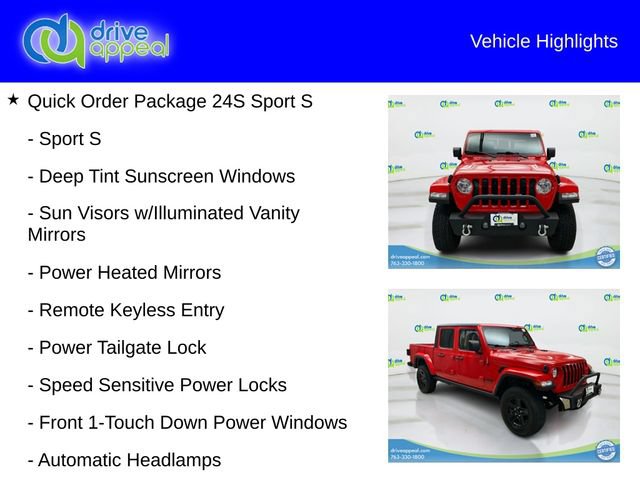 Used 2022 Jeep Gladiator Sport AWD/4WD image 12