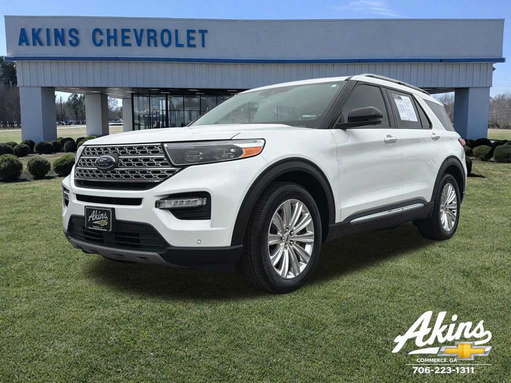 Used 2020 Ford Explorer Limited w/ Class III Trailer Tow Package RWD image 1