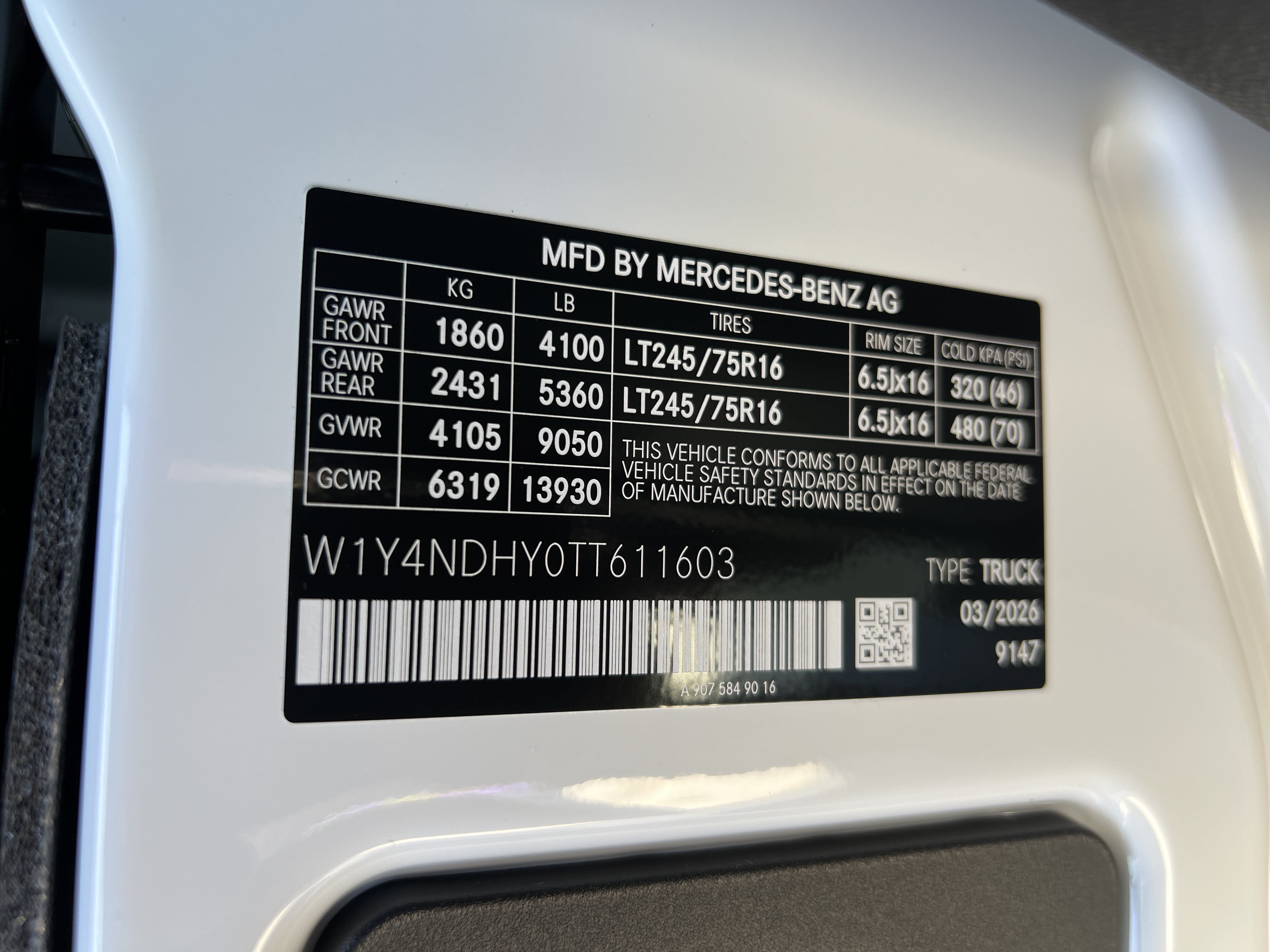 New 2026 Mercedes-Benz Sprinter 2500 image 37