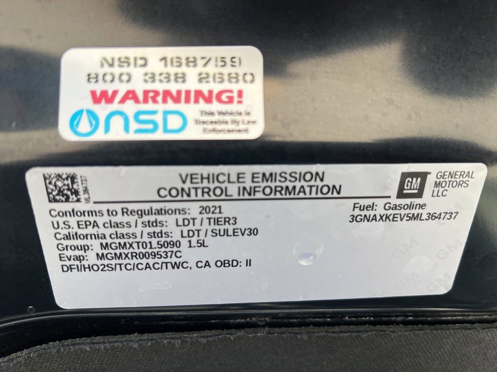 Used 2021 Chevrolet Equinox LT image 48