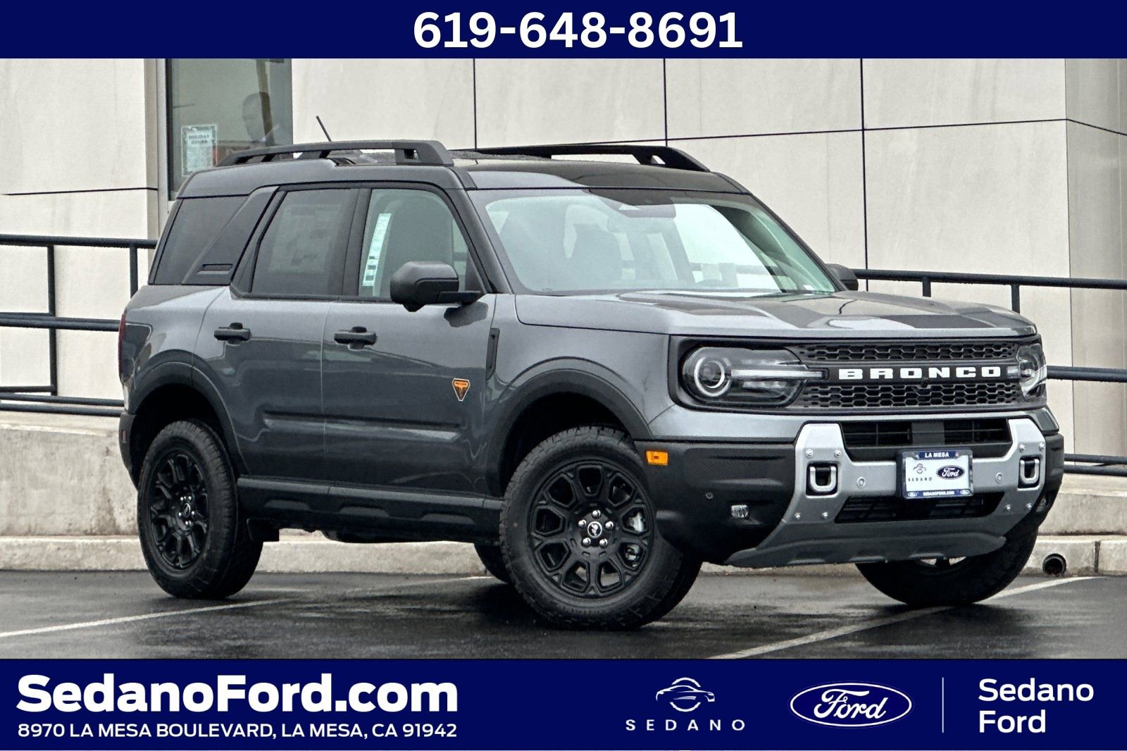 New 2025 Ford Bronco Sport Badlands w/ Badlands Tech Package