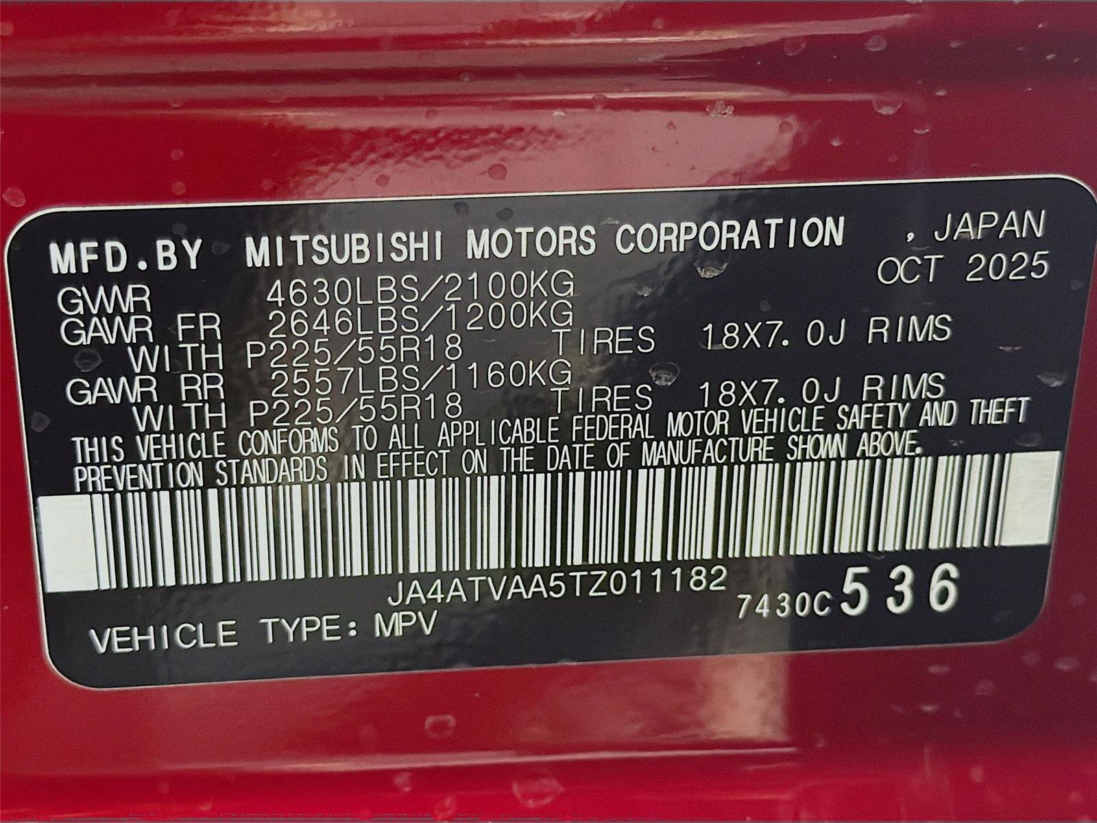 New 2026 Mitsubishi Eclipse Cross Ralliart AWD/4WD image 30