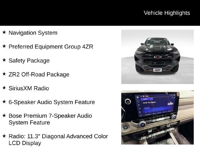 Certified 2024 Chevrolet Colorado ZR2 w/ Safety Package AWD/4WD image 16