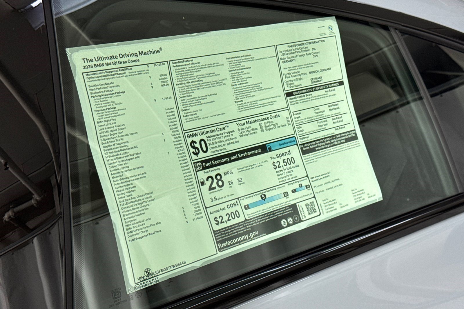New 2026 BMW M440i w/ Premium Package RWD image 29