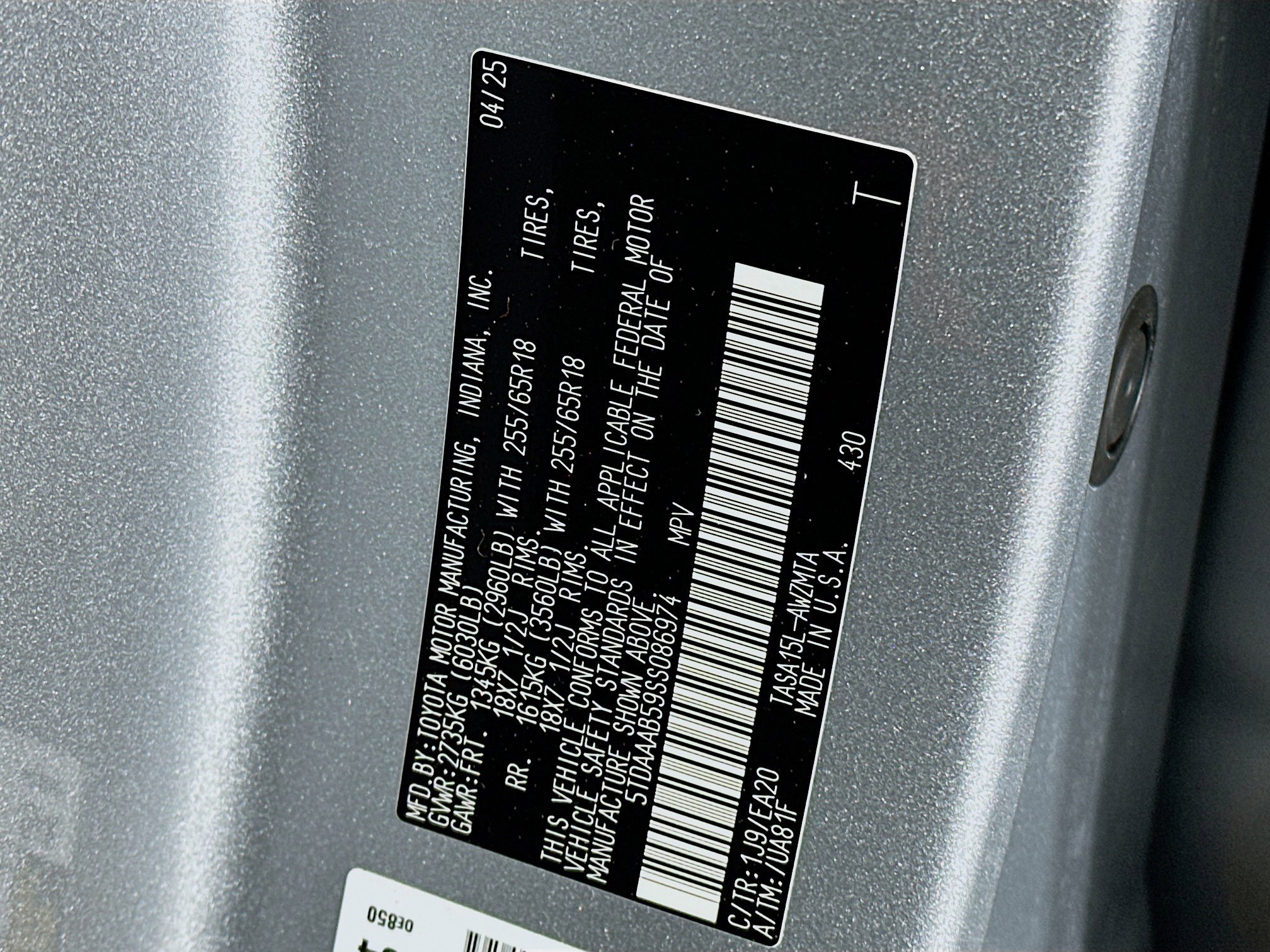 Used 2025 Toyota Grand Highlander AWD image 12