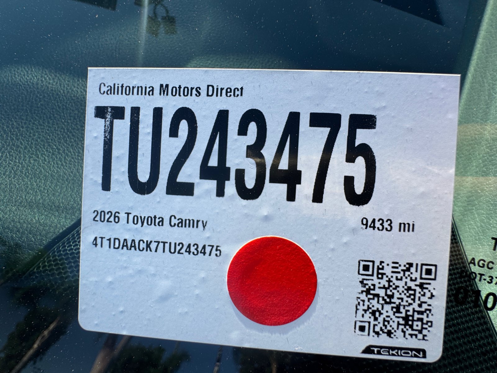 Used 2026 Toyota Camry LE FWD image 23