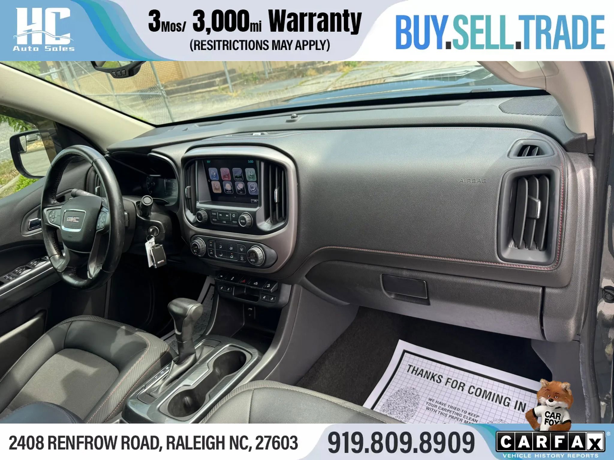 Used 2017 GMC Canyon SLE w/ All Terrain Package AWD/4WD image 21
