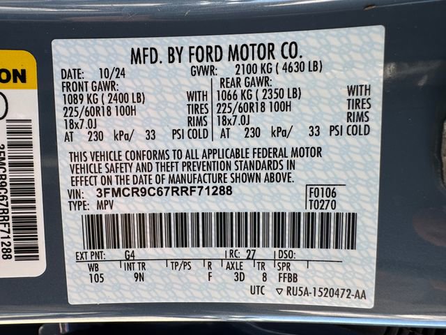 Used 2024 Ford Bronco Sport Outer Banks w/ Tech Package AWD/4WD image 29