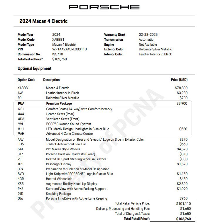 Used 2024 Porsche Macan 4 Electric image 9