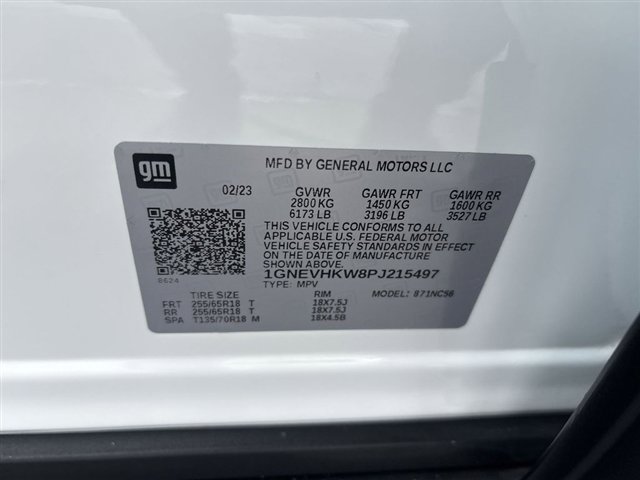 Certified 2023 Chevrolet Traverse LT image 32