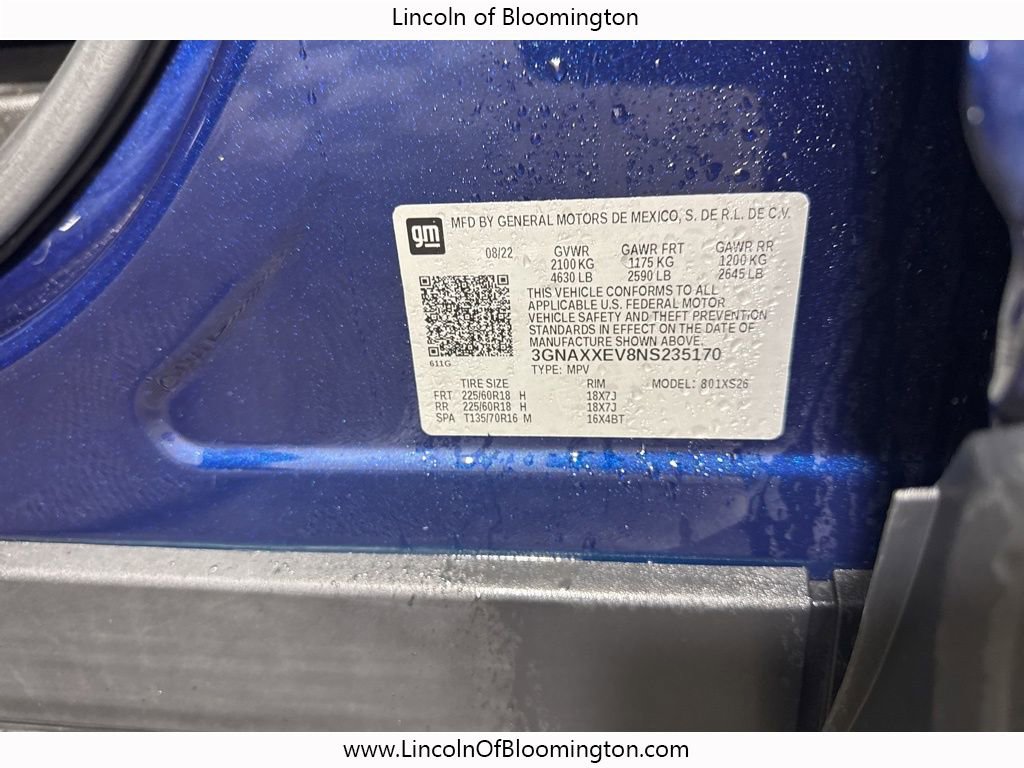 Used 2022 Chevrolet Equinox Premier image 75