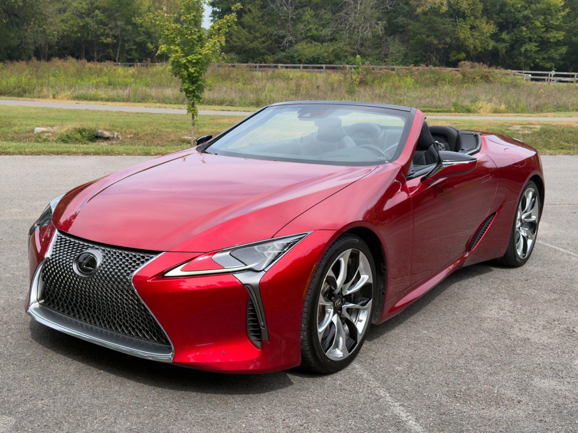 Used 2021 Lexus LC 500 Convertible w/ Touring Package RWD image 2