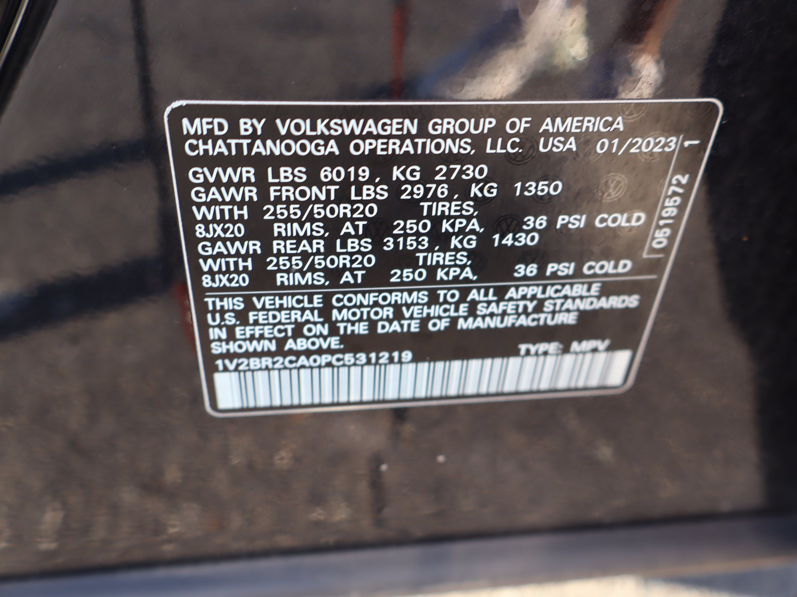 Used 2023 Volkswagen Atlas SEL AWD/4WD image 12
