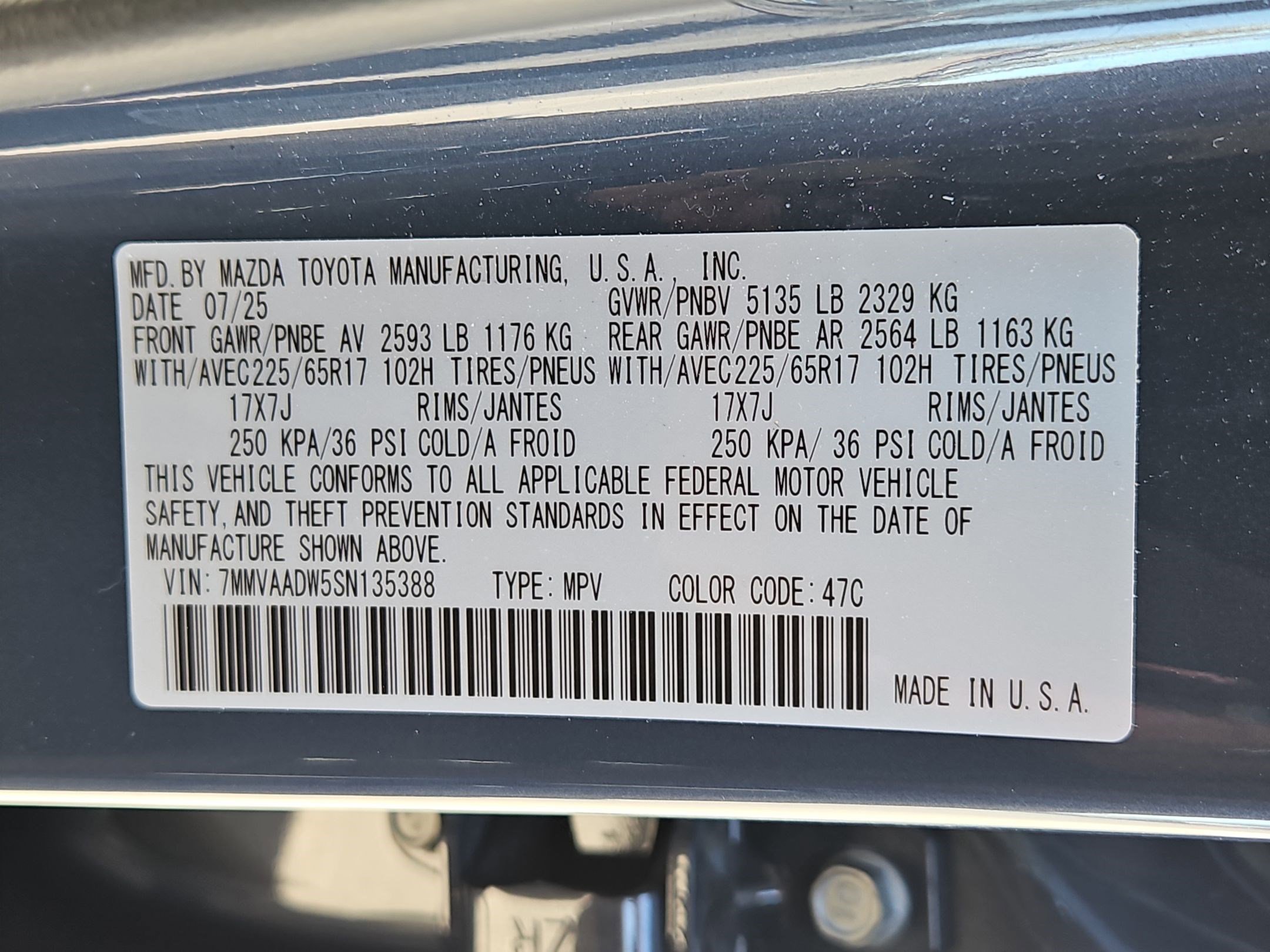 Certified 2025 MAZDA CX-50 AWD 2.5 Hybrid w/ Weather Package image 32