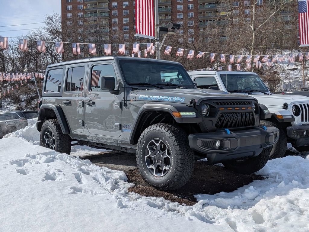 Used 2023 Jeep Wrangler Unlimited Rubicon 4xe w/ Cold Weather Group image 4