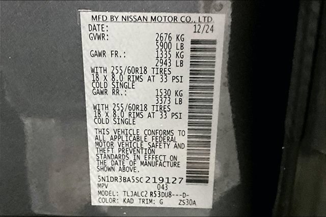 Used 2025 Nissan Pathfinder SV FWD image 40