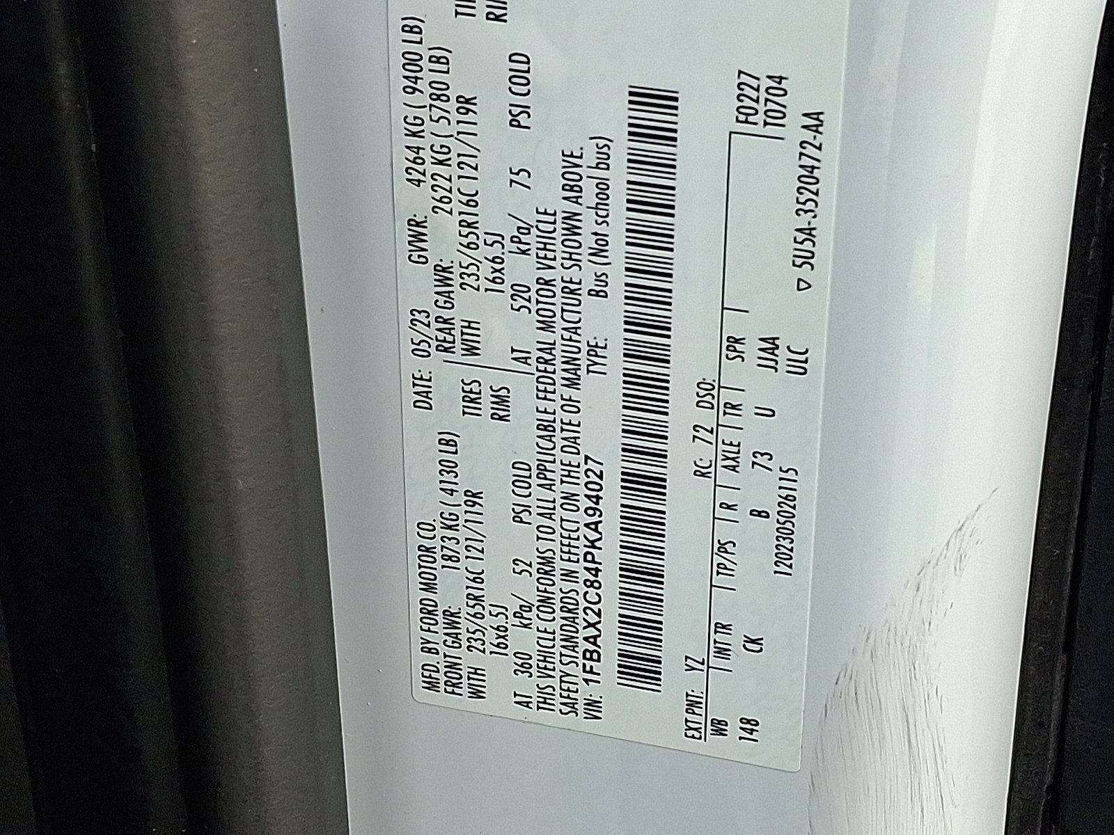 Certified 2023 Ford Transit 350 XLT image 29