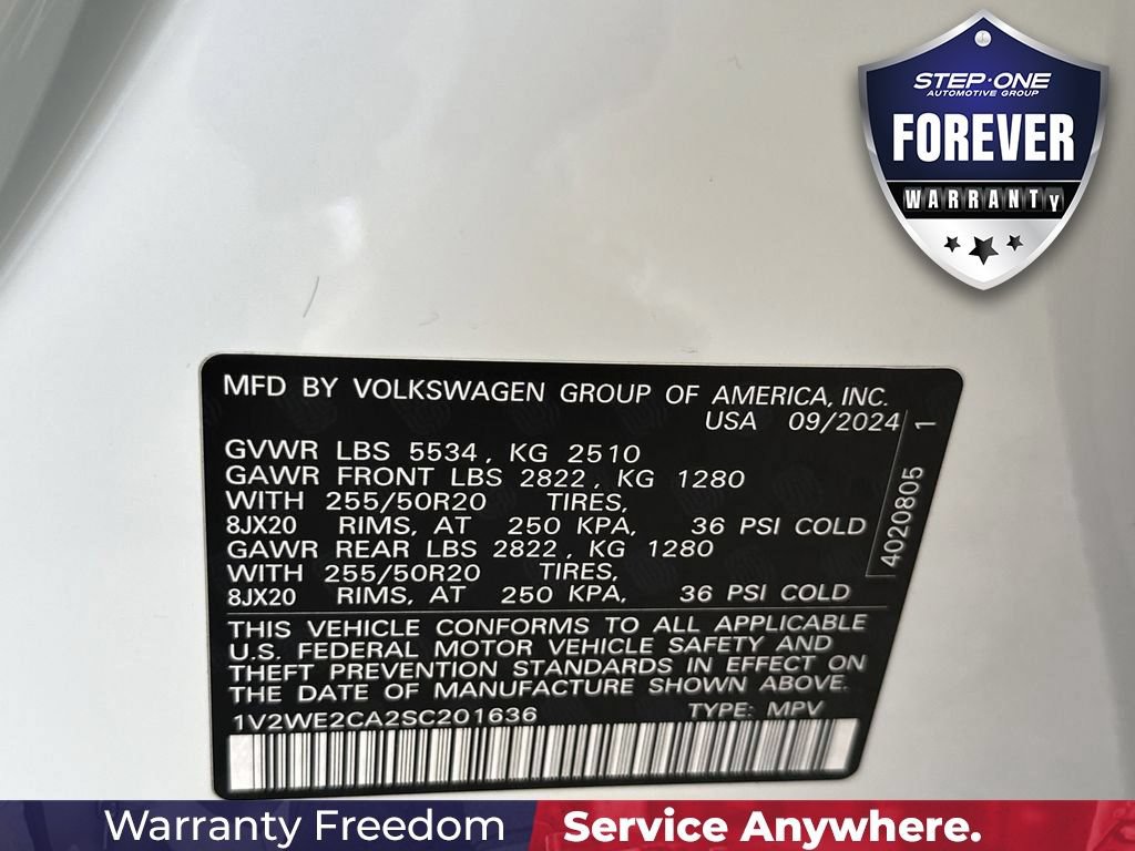Used 2025 Volkswagen Atlas Cross Sport SE FWD image 41
