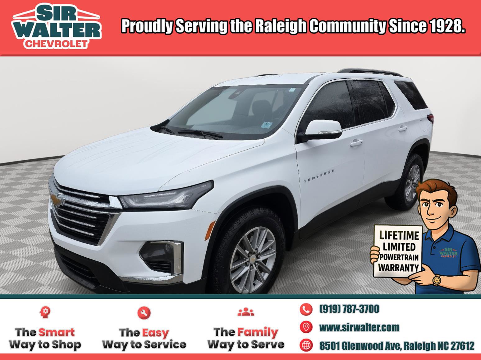 Used 2022 Chevrolet Traverse LT