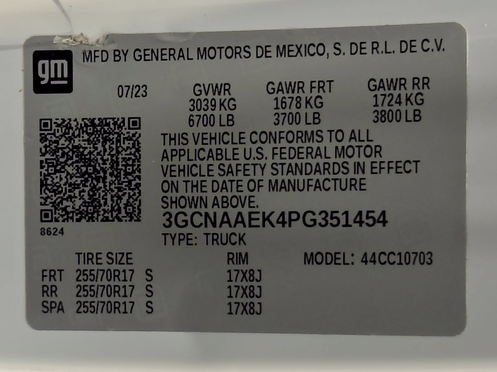 Used 2023 Chevrolet Silverado 1500 W/T RWD image 48