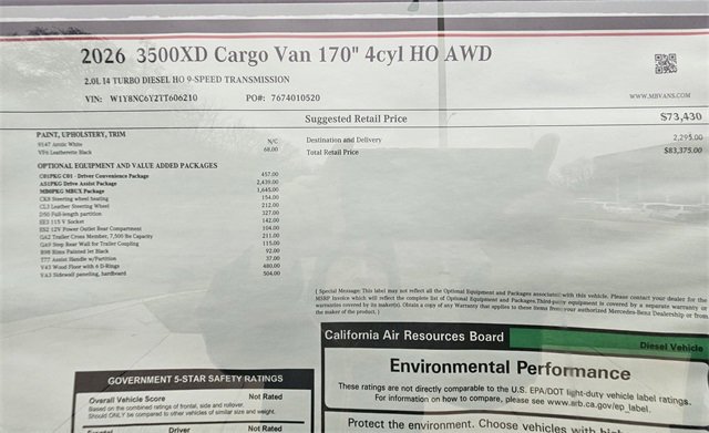 New 2026 Mercedes-Benz Sprinter 3500 image 23