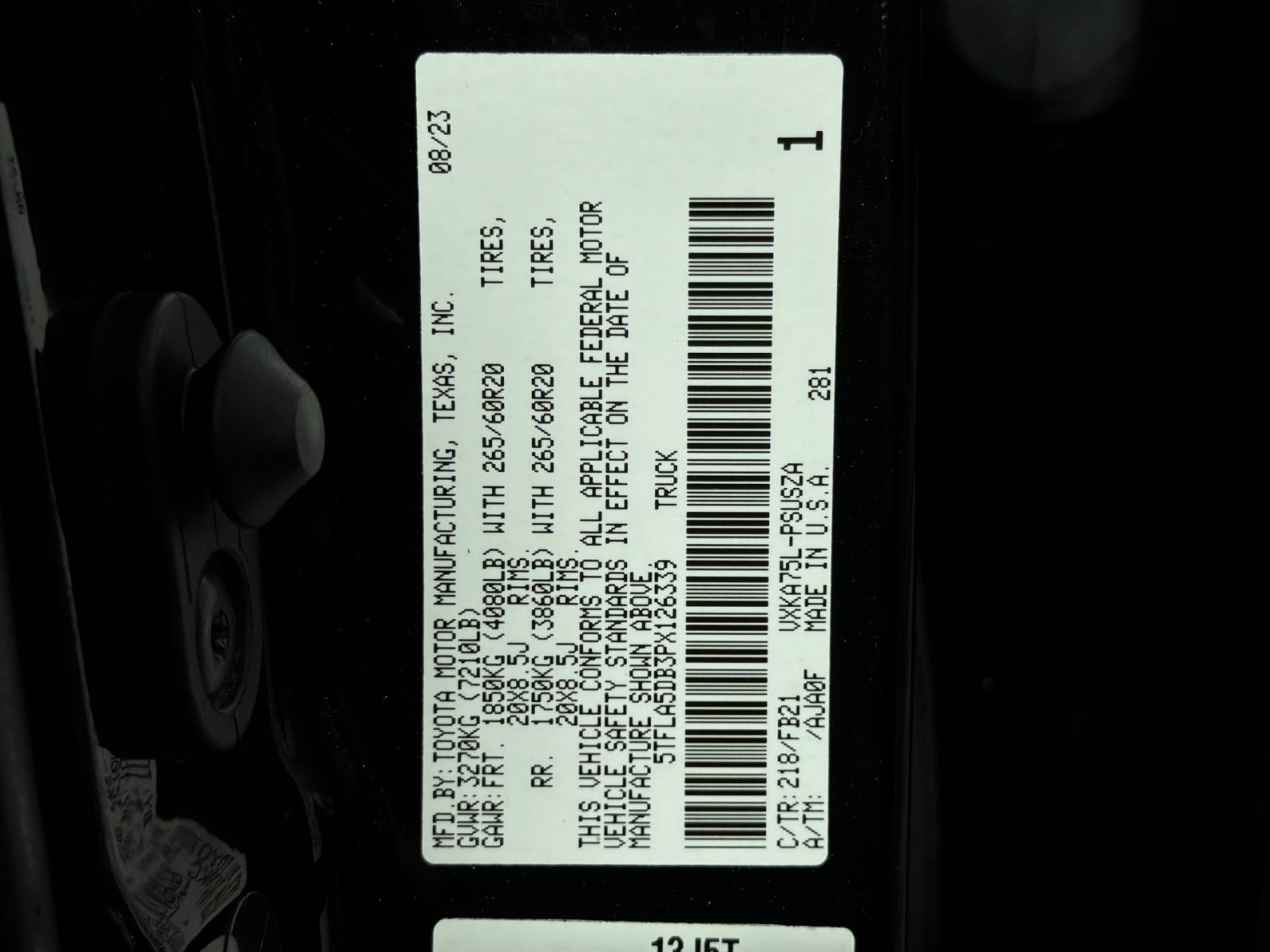 Used 2023 Toyota Tundra SR5 AWD/4WD image 33
