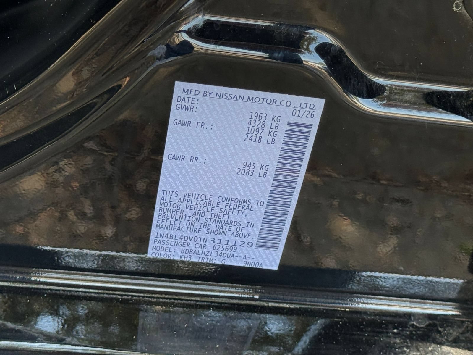 Used 2026 Nissan Altima 2.5 SV FWD image 24