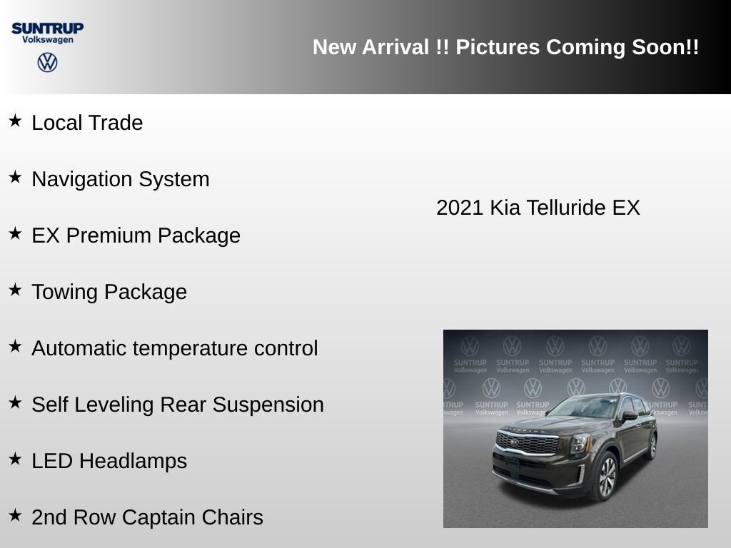 Used 2021 Kia Telluride EX w/ EX Premium Package image 6