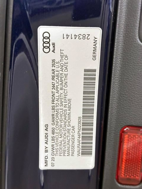 Certified 2023 Audi A4 2.0T Prestige w/ Prestige Package AWD/4WD image 36
