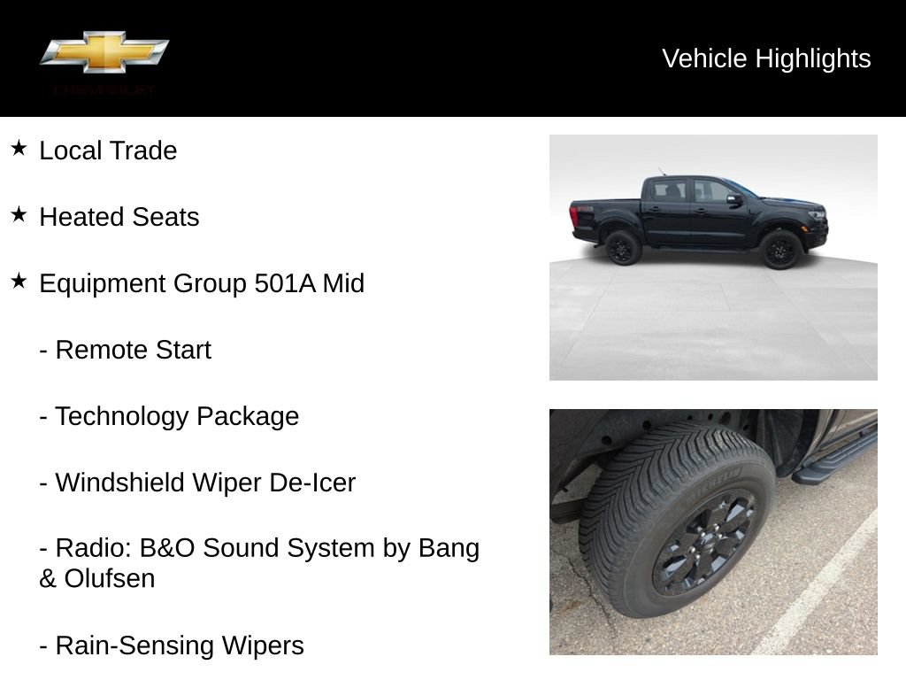 Used 2019 Ford Ranger Lariat w/ Black Appearance Package AWD/4WD image 18