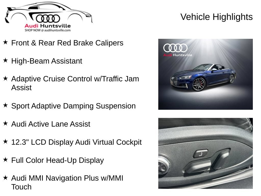 Used 2018 Audi S5 Prestige w/ S Sport Package AWD/4WD image 12