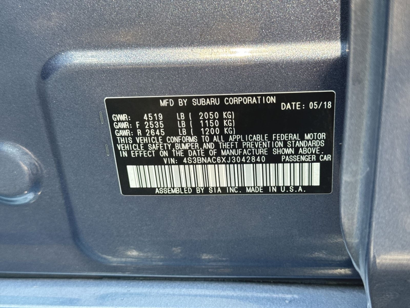 Used 2018 Subaru Legacy 2.5i Premium w/ Popular Package #1 AWD/4WD image 37