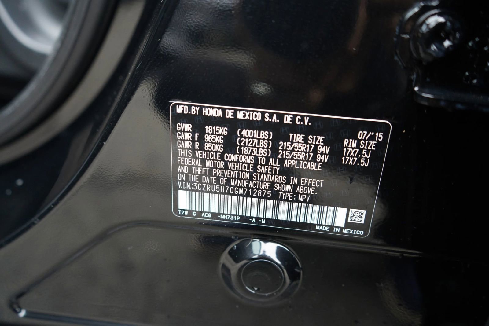 Used 2016 Honda HR-V EX-L image 9