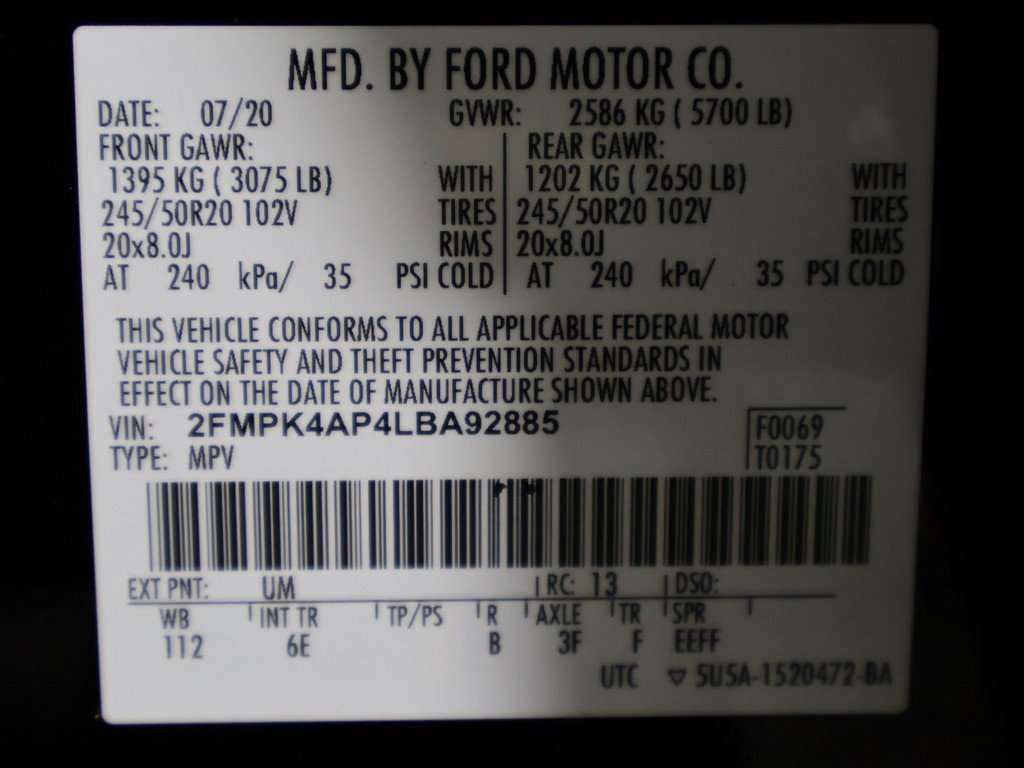 Used 2020 Ford Edge ST w/ Cold Weather Package image 46