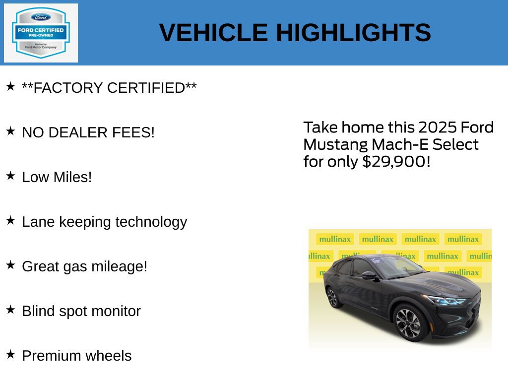 Used 2025 Ford Mustang Mach-E Select RWD image 11