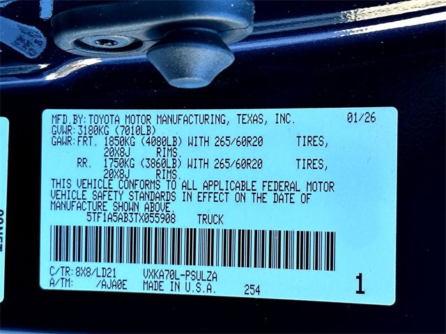 New 2026 Toyota Tundra Limited image 24