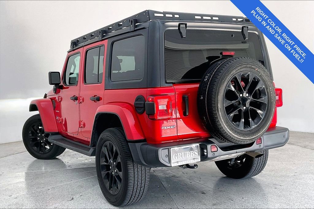 Used 2021 Jeep Wrangler Unlimited Sahara 4xe w/ Cold Weather Group image 17