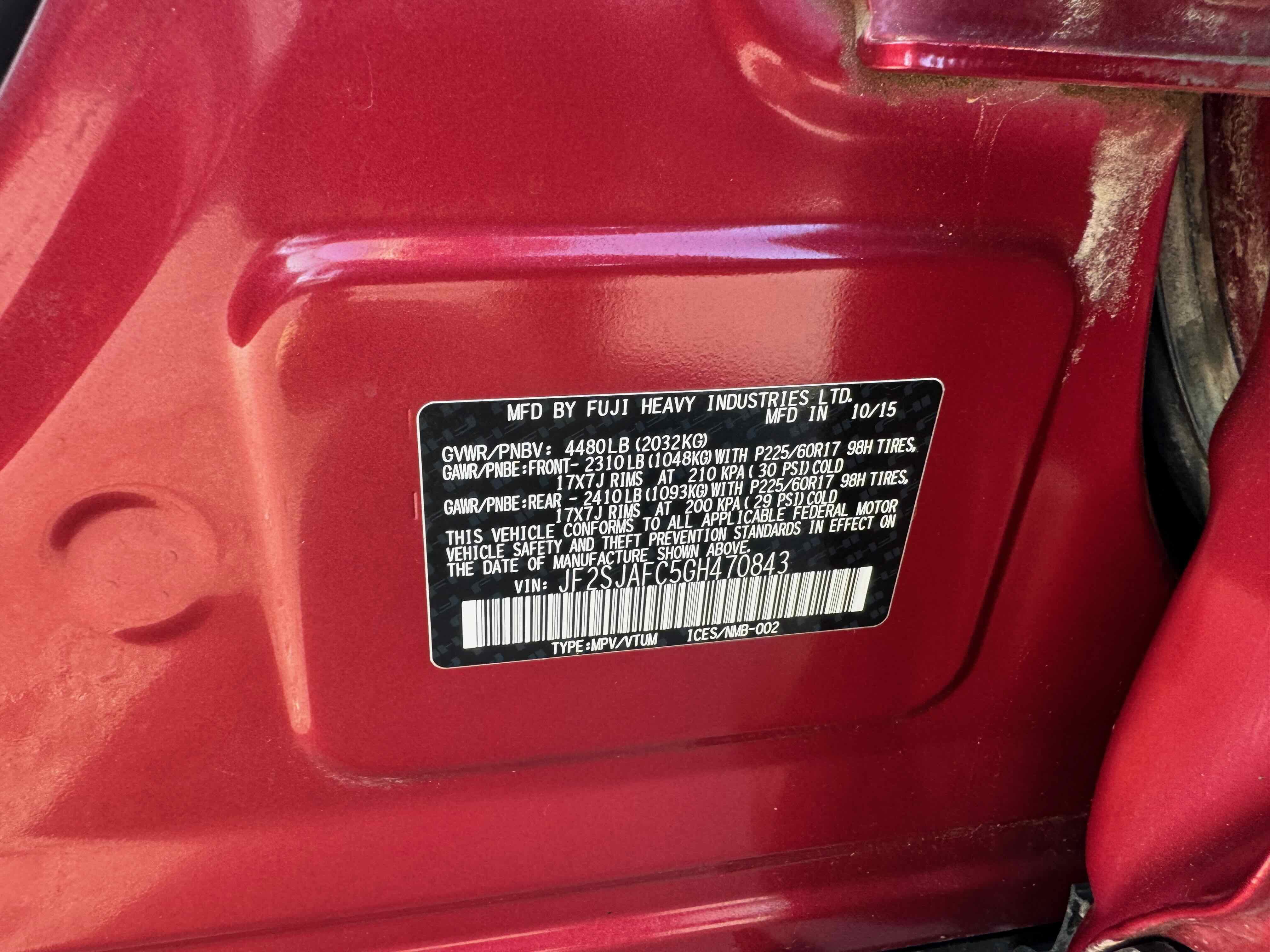 Used 2016 Subaru Forester 2.5i Premium image 33