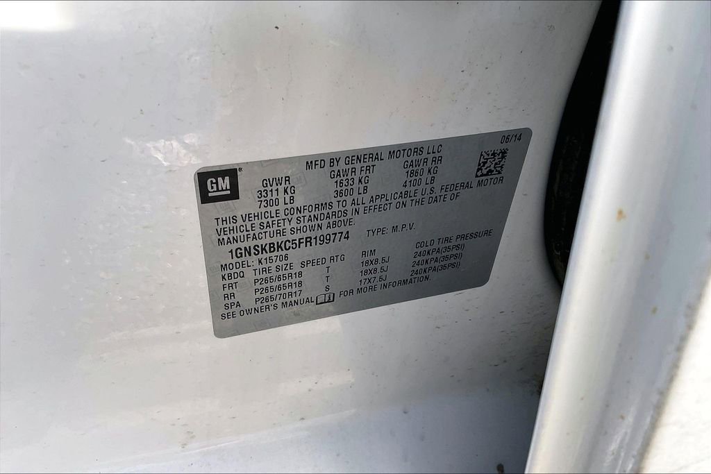 Used 2015 Chevrolet Tahoe LT w/ Luxury Package image 5