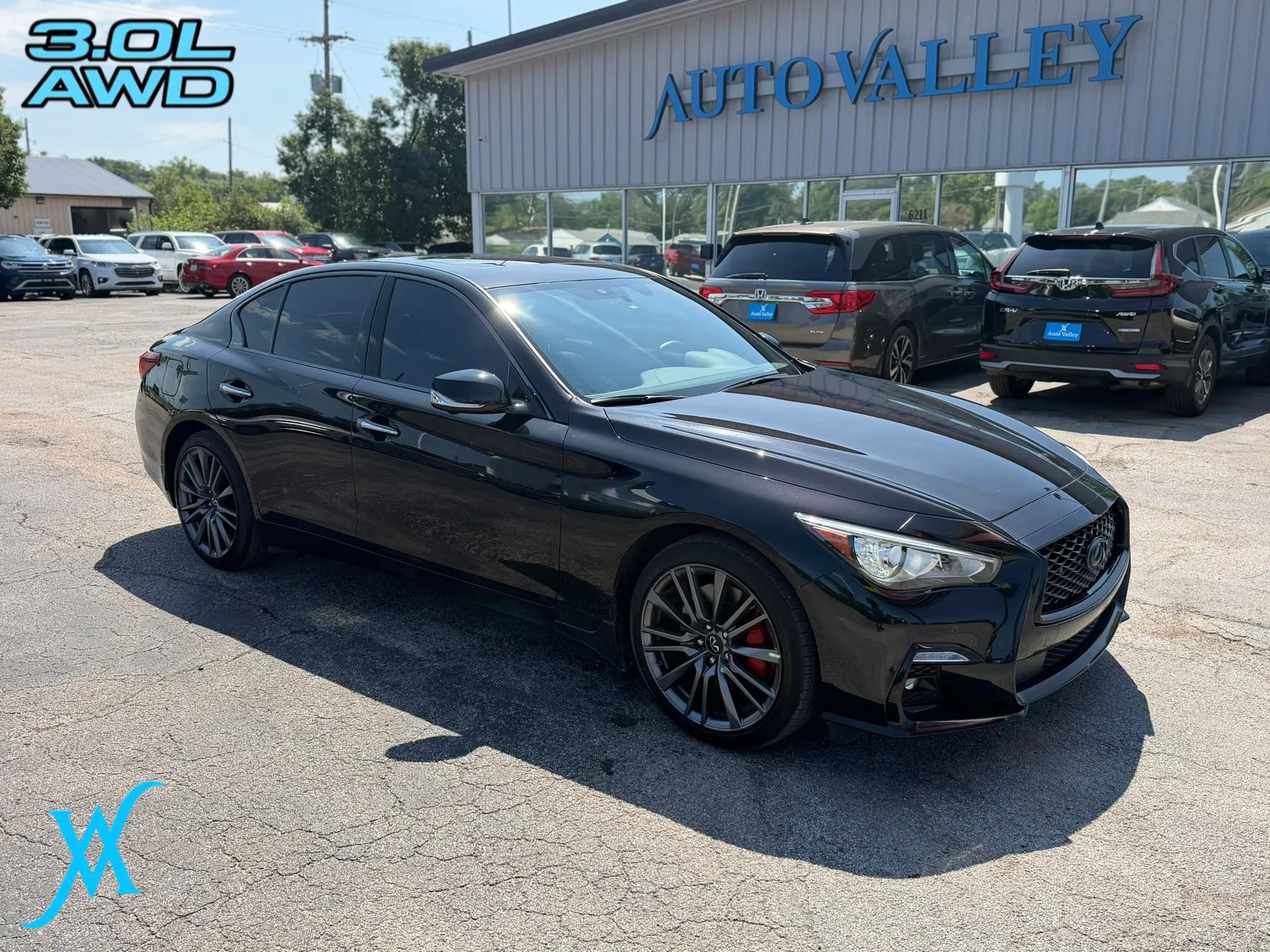 Used 2023 INFINITI Q50 Red Sport 400 w/ Black Opal Edition