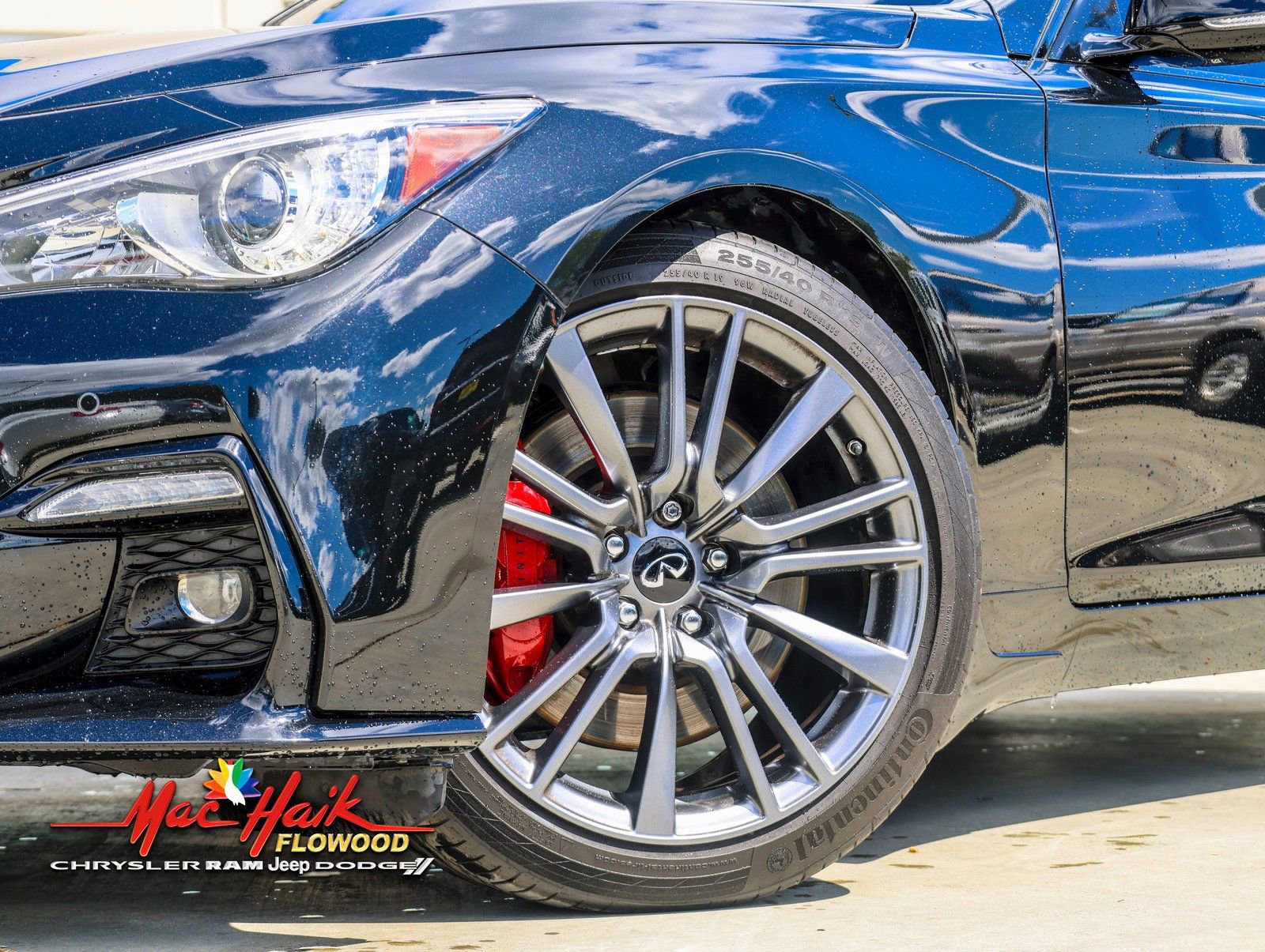 Used 2022 INFINITI Q50 Red Sport 400 w/ All Weather Package image 2