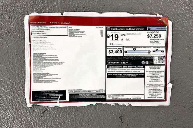 New 2024 Jaguar F-TYPE R-Dynamic image 12