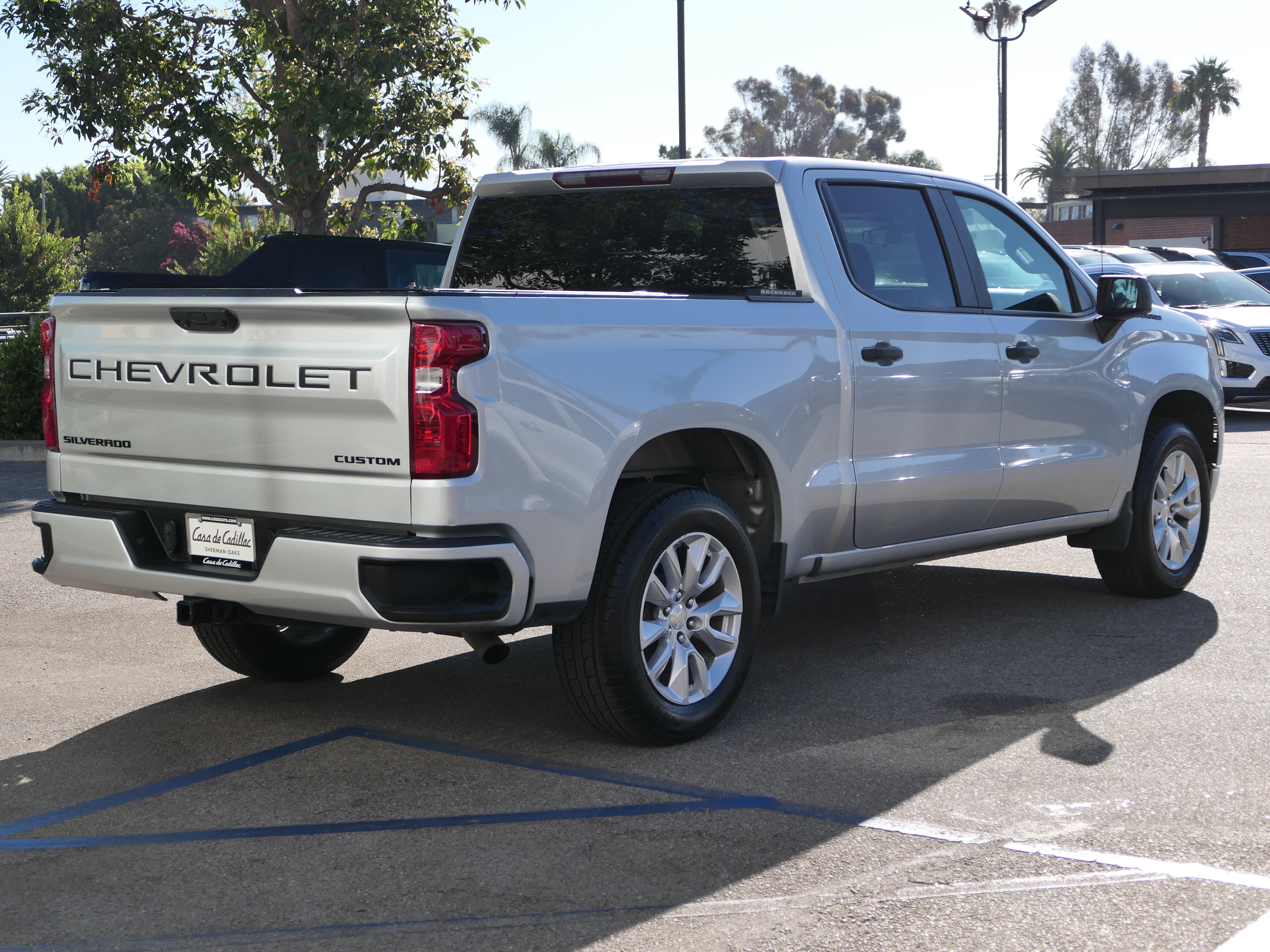 Used 2022 Chevrolet Silverado 1500 Custom w/ LPO, Dark Essentials Package RWD image 6