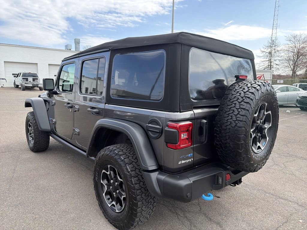 Used 2022 Jeep Wrangler Unlimited Rubicon 4xe w/ Steel Bumper Group AWD/4WD image 3