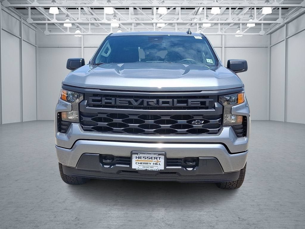 Certified 2024 Chevrolet Silverado 1500 Custom w/ Turbomax Blackout Package AWD/4WD image 3