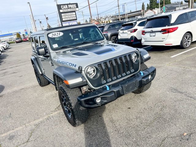 Used 2021 Jeep Wrangler Unlimited Rubicon 4xe w/ Steel Bumper Group image 6